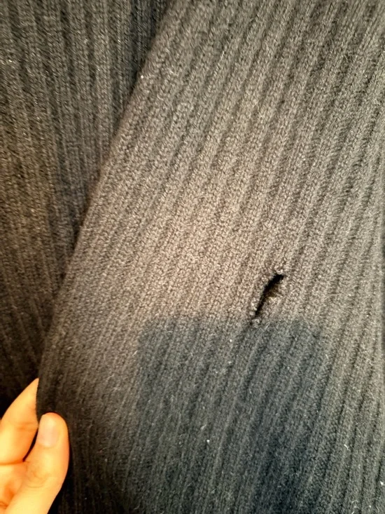 Reformation Fantino Cashmere-Wool Collared Cardigan - XL - Picture 11 of 11